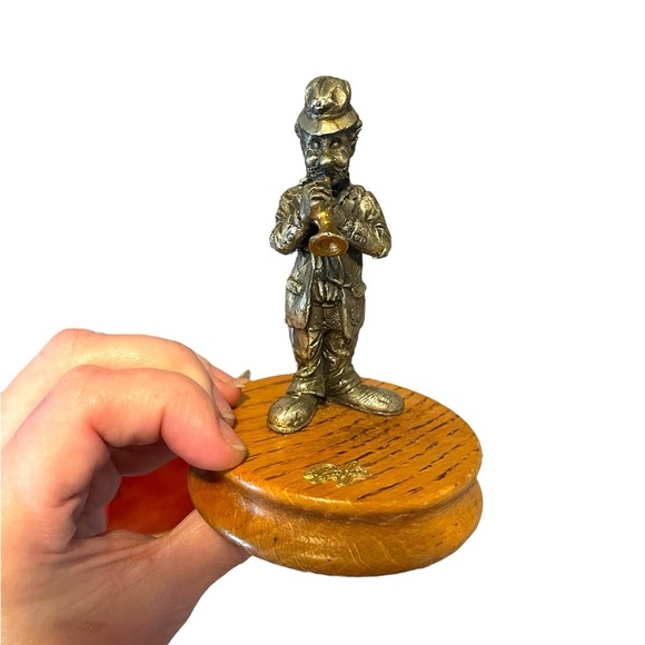 Vintage Ron Lee hobo man band pewter clown - Picture 1 of 5
